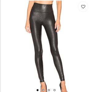 SPANX faux leather high rise legging